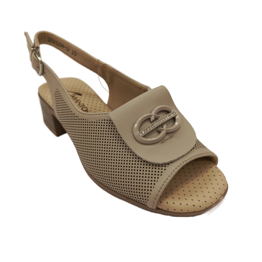 ОБУВЬ AMANTONI ТУФЛИ ЖЕНСКИЕ SS01264-12 БЕЖЕВЫЙ