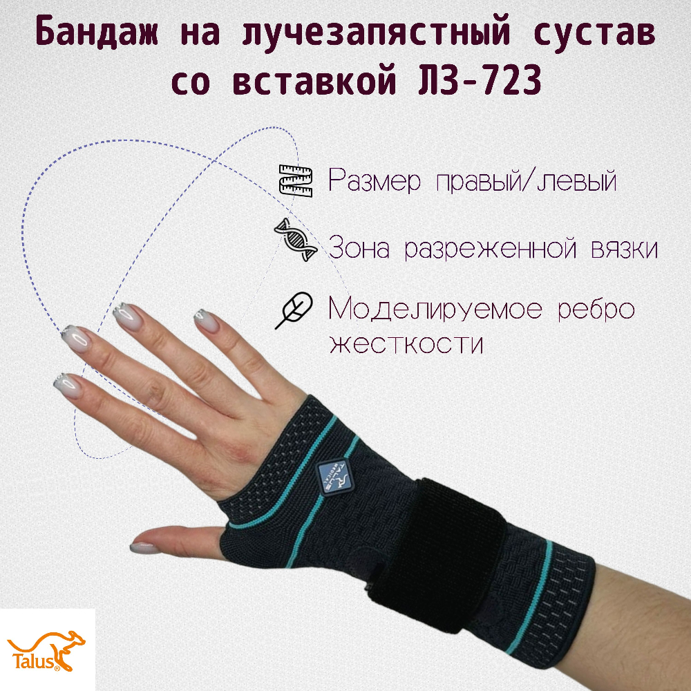 БАНДАЖ TALUS НА ЛУЧЕЗАПЯСТНЫЙ СУСТАВ ЛЗ-723
