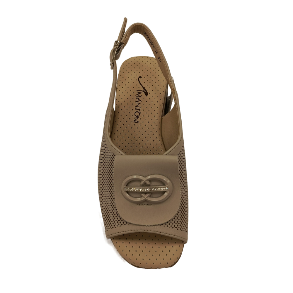 ОБУВЬ AMANTONI ТУФЛИ ЖЕНСКИЕ SS01264-12 БЕЖЕВЫЙ