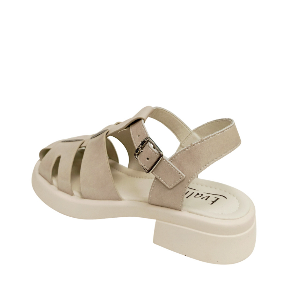 ОБУВЬ EVALLI БОСОНОЖКИ ЖЕНСКИЕ 2021H10-3 СЕРЫЙ