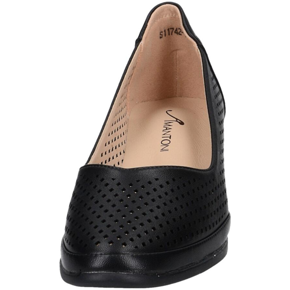  ОБУВЬ AMANTONI  ТУФЛИ ЖЕНСКИЕ S11742-7 ЧЕРНЫЙ