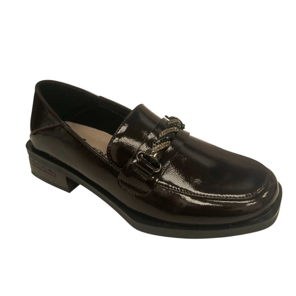 ОБУВЬ AMANTONI ТУФЛИ ЖЕНСКИЕ S1725-7 БОРДОВЫЙ