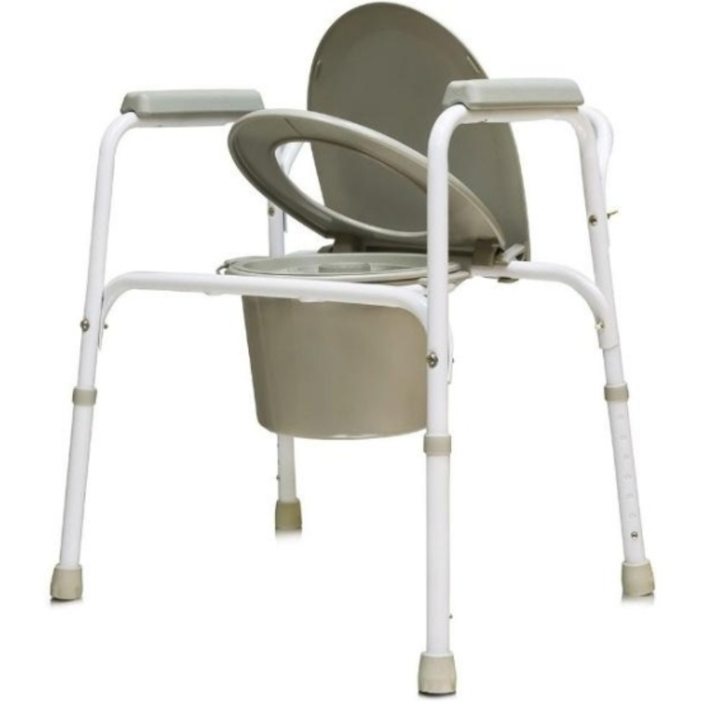 КРЕСЛО-ТУАЛЕТ AMRUS СО СТАЛЬНОЙ РАМОЙ AMCB6803